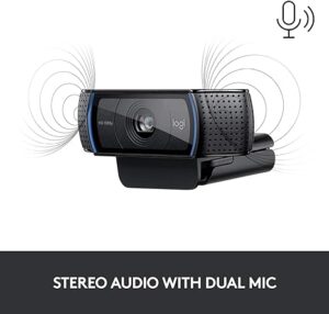 stereo audio with dual mics webcam