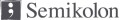 Semikolon logo
